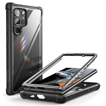 Supcase i-Blason Ares Samsung Galaxy S22 Ultra 5G Hybrid Case - Zwart