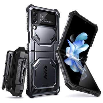 Supcase i-Blason Armorbox Samsung Galaxy Z Flip4 Hybride Hoesje - Zwart