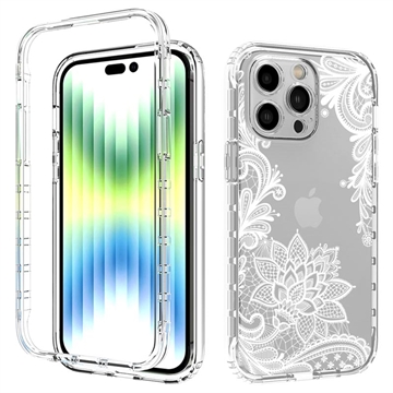 Sweet Armor Series iPhone 14 Pro Max Hybride Hoesje - Mandala