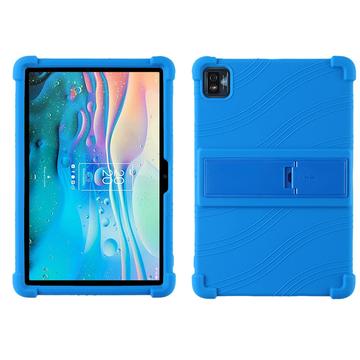 TCL Tab 10s Silicone hoesje met kickstand - Blauw