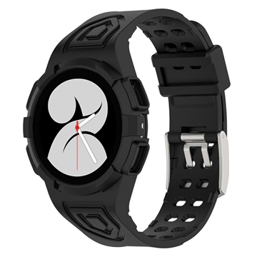 Samsung Galaxy Watch4 TPU Band met Case - 44mm - Zwart