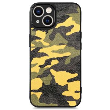 Camouflage Series iPhone 14 Plus Hybrid Case - Geel