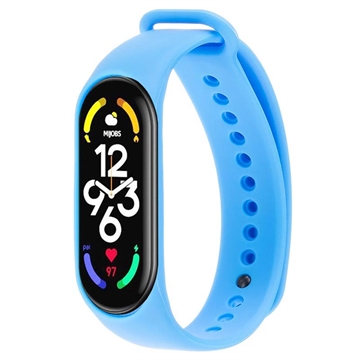 Tactical 821 Xiaomi Mi Smart Band 7 Zachte Siliconen Band - Blauw