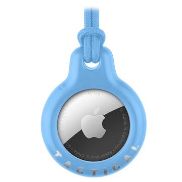 Tactical Beam Apple AirTag Houder met Sleutelkoord - Blauw