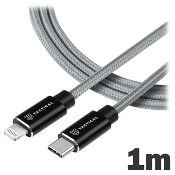 Tactical Fast Rope Oplaadkabel - USB-C/Lightning - 1m