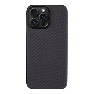 iPhone 15 Pro Max Tactical MagForce Hoesje - Koolstofvezel / Zwart