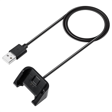 Tactische USB-oplaadkabel - Xiaomi Amazfit Bip/Bip Lite - 1m - Zwart