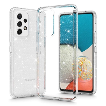 Samsung Galaxy A53 5G Tech-Protect Glitter Hybride Hoesje - Doorzichtig