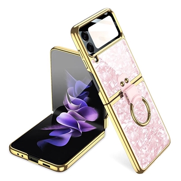 Tech-Protect Mood Ring Samsung Galaxy Z Flip4 Cover - Roze / Goud