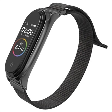 Tech-Protect Xiaomi Mi Smart Band 7 nylon band - zwart