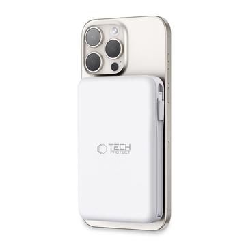 Tech-Protect PB31 LifeMag Magnetische Draadloze Powerbank - 15W - Wit