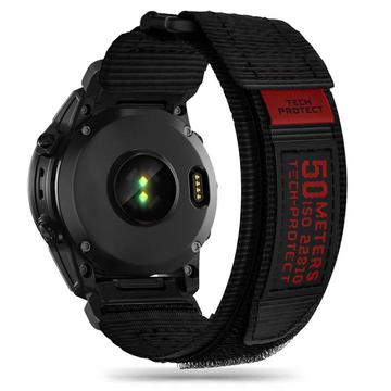 Tech-Protect Scout Pro Universele Garmin Nylon Riem - 22mm - Zwart