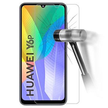 Huawei Y6p Screenprotector van Gehard Glas - 9H, 0.3mm - Doorzichtig