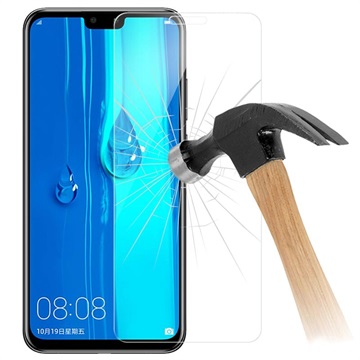 Huawei Y9 (2019) Screenprotector van gehard glas - 9H - Doorzichtig