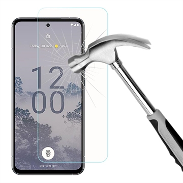 Nokia X30 Glazen Screenprotector - 9H - Doorzichtig