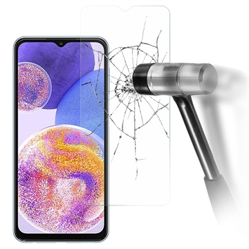 Samsung Galaxy A23 5G Screenprotector van gehard glas 9H, 0,3 mm Doorzichtig