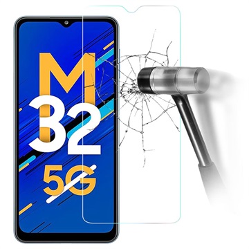 Samsung Galaxy M32 5G Screenprotector van gehard glas - Doorzichtig