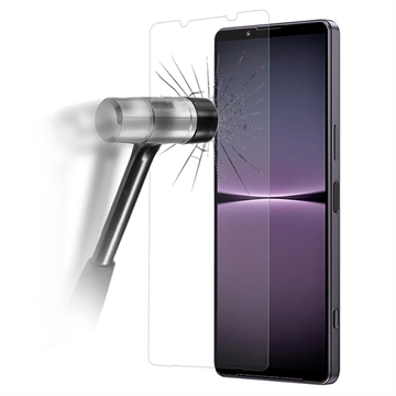 Sony Xperia 1 V Screenprotector van gehard glas - 9H, 0,3 mm - Doorzichtig