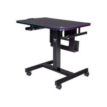 Thermaltake Cycledesk 100 RGB zit/sta gaming bureau - Zwart