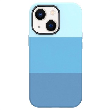 Three Shades Series iPhone 14 Plus Gecoat Hoesje - Blauw