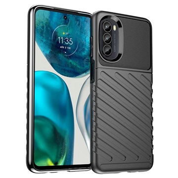 Thunder Series Motorola Moto G52 TPU Case - Zwart