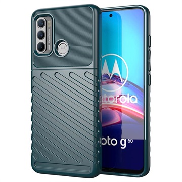 Thunder Series Motorola Moto G60/G40 Fusion TPU Case - Groen