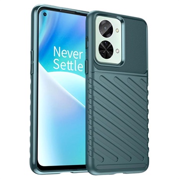 Thunder Series OnePlus Nord 2T TPU Hoesje - Groen