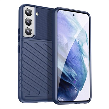 Thunder Series Samsung Galaxy S22+ 5G TPU Hoesje - Blauw