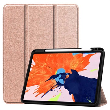 Tri-Fold Series iPad Pro 12.9 (2020) Flip Case - RosÃ©goud