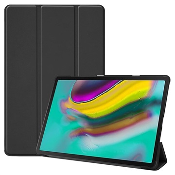 Tri-Fold Series Samsung Galaxy Tab S5e Folio Case - Zwart