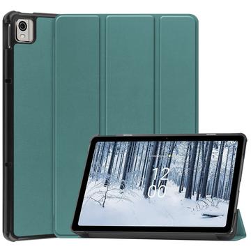 Nokia T21 Tri-Fold Series Smart Folio Hoesje - Groen