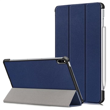 Tri-Fold Series Huawei MatePad Pro 10.8 (2021) Smart Folio Case - Blauw