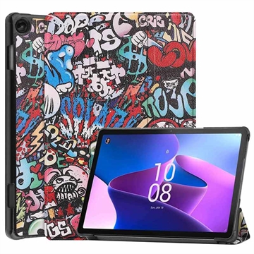 Lenovo Tab M10 Gen 3 Tri-Fold Series Smart Folio Case - Graffiti