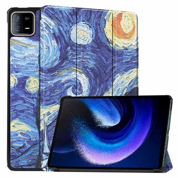 Xiaomi Pad 6/Pad 6 Pro Tri-Fold Series Smart Folio Case - Sterrenhemel