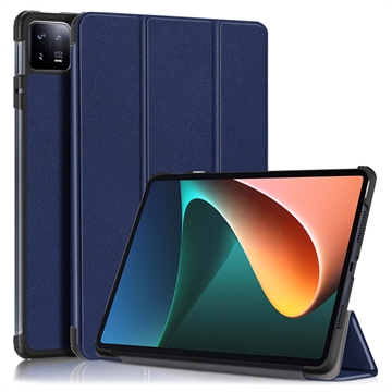 Tri-Fold Series Xiaomi Pad 6/Pad 6 Pro Smart Folio Case - Blauw