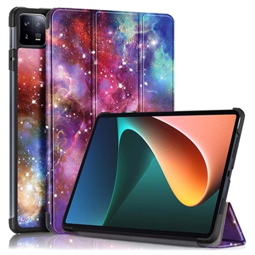 Tri-Fold Series Xiaomi Pad 6/Pad 6 Pro Smart Folio Case - Sterrenstelsel