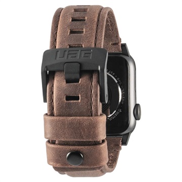 UAG Apple Watch Series SE/6/5/4/3/2/1 Leder Bandje - 38mm, 40mm - Bruin