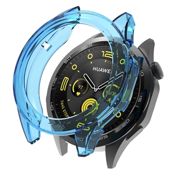 Huawei Watch GT 4 Ultradunne TPU Hoesje - 46mm - Doorzichtig Blauw