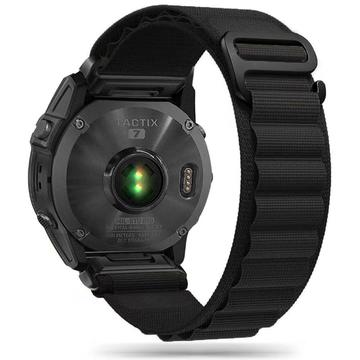 Universele Garmin Tech-Protect Nylon Pro riem - 26mm - Zwart