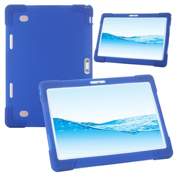 Universele schokbestendige siliconen hoes voor tablets - 10 - Donkerblauw