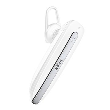 Vipfan BE03 Bluetooth 5.0 Headset met Dubbele Ruisonderdrukking - Wit