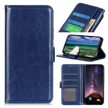 Google Pixel 6 Pro Wallet Case met Magnetische Sluiting - Blauw