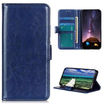 Motorola Moto G (2022) Wallet Case met Magnetische Sluiting - Blauw