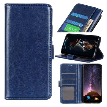 Motorola Moto G Fast Wallet Hoesje met Magnetische Sluiting - Blauw