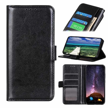 Motorola Moto G200 5G Wallet Case met Magnetische Sluiting - Zwart