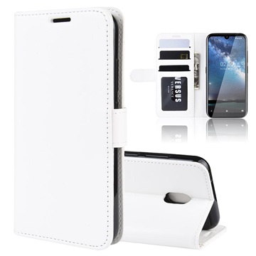 Nokia 2.2 Wallet Case met Magnetische Sluiting - Wit