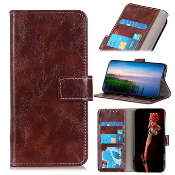 Nokia 5.3 Wallet Case met Magnetische Sluiting - Bruin