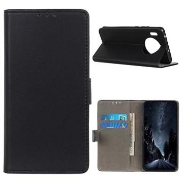 Huawei Mate 30 Wallet Case met Standaard Functie - Zwart