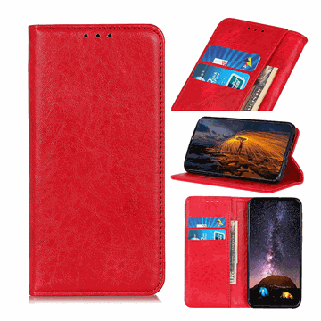 Huawei Enjoy Z 5G Wallet Case met Standaard - Rood