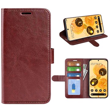 Google Pixel 7 Pro Wallet Case met Magnetische Sluiting - Bruin